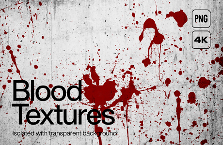 图片素材-100款4K超血渍射纹理PNG图片设计素材
